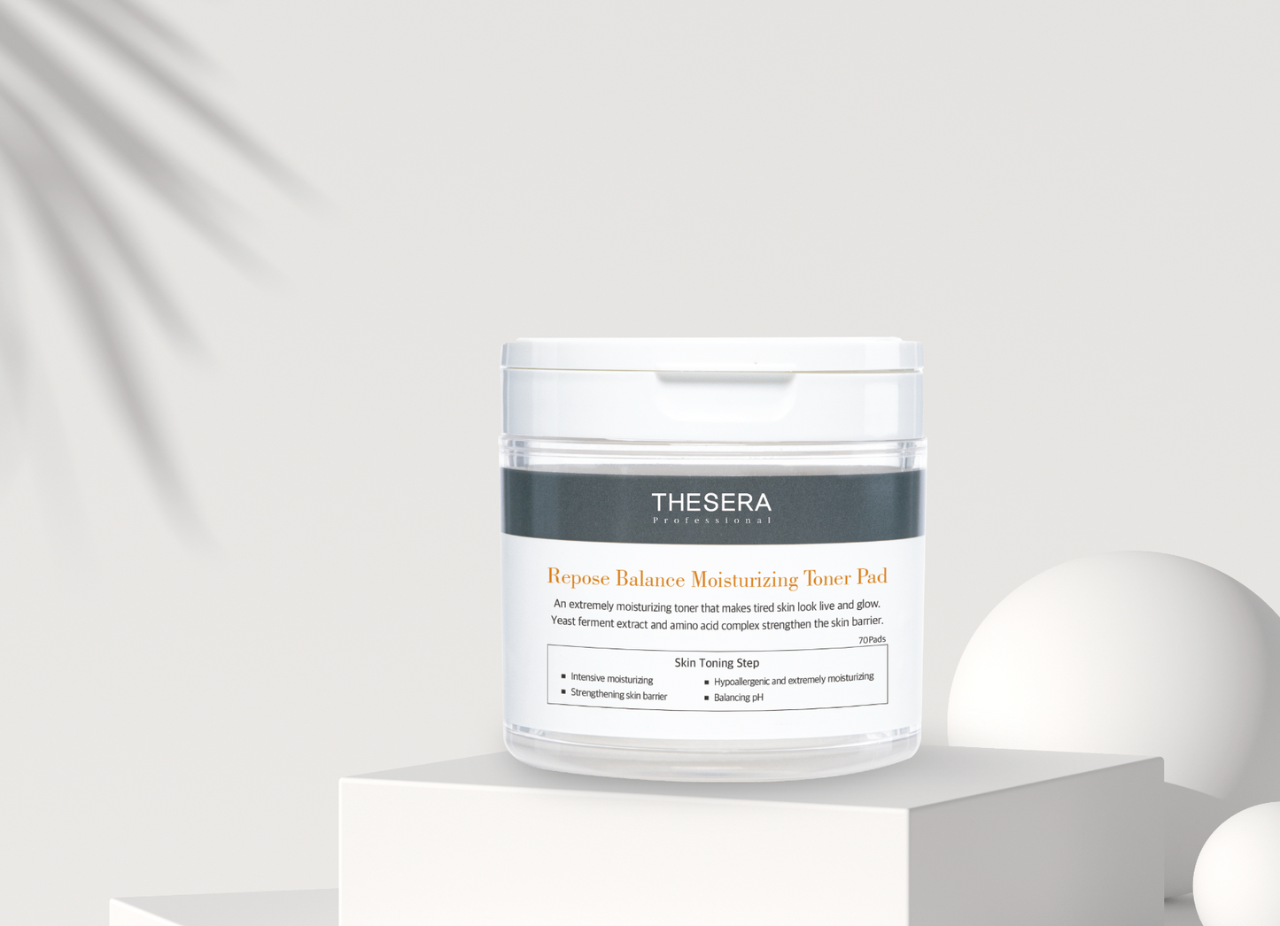 THESERA REPOSE BALANCE MOISTURIZING TONIC PADS | Tonika vates diski, 70 gab