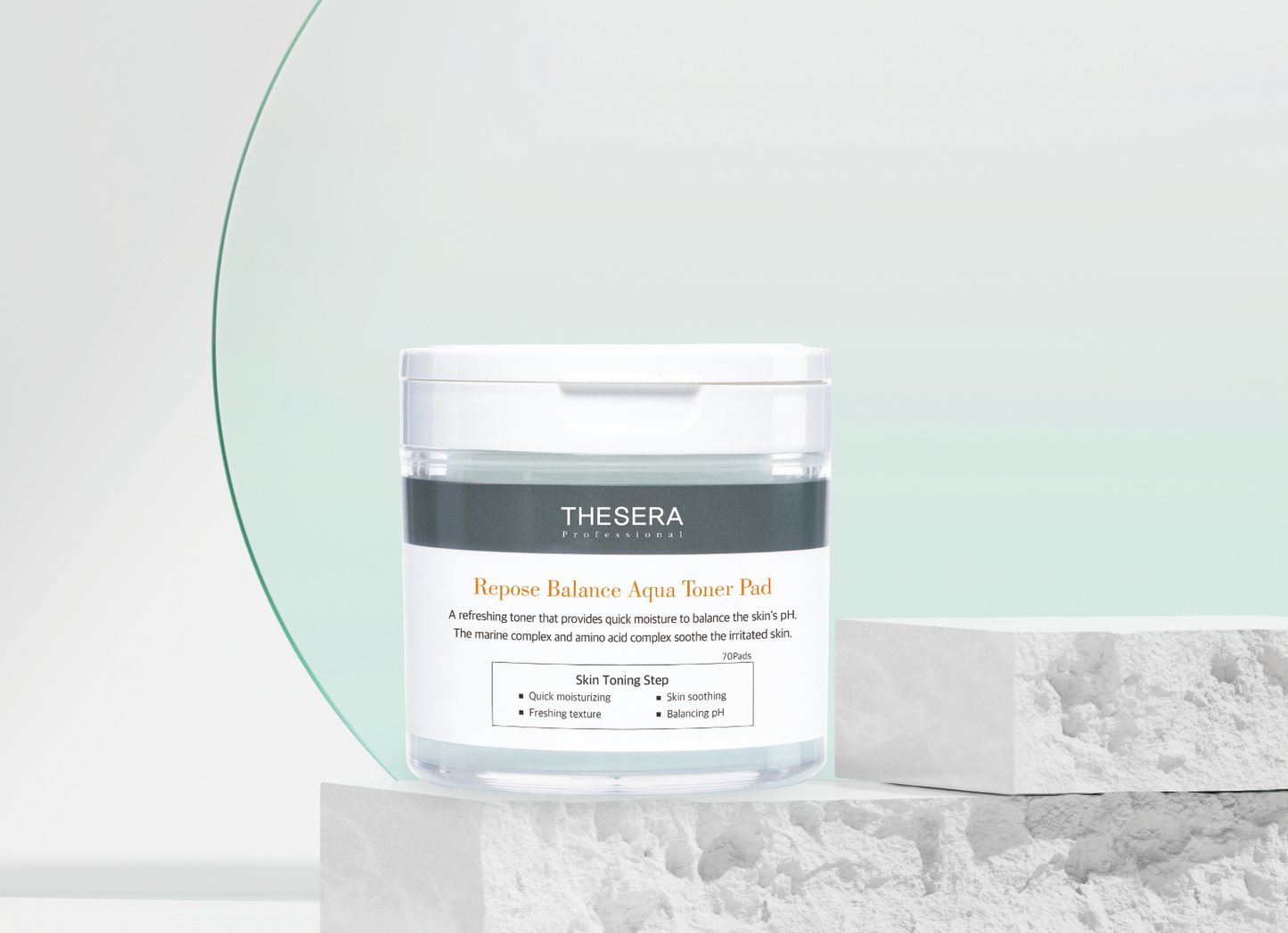 THESERA REPOSE BALANCE AQUA TONIC PADS | Tonika vates diski, 70 gab