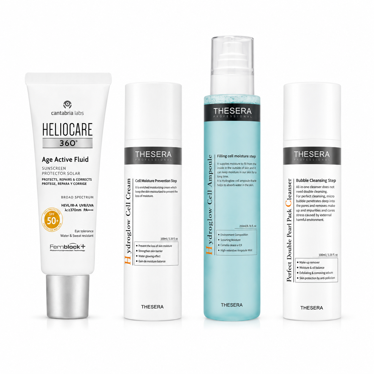 THESERA + HELIOCARE | Anti-age sejas kopšanas komplekts