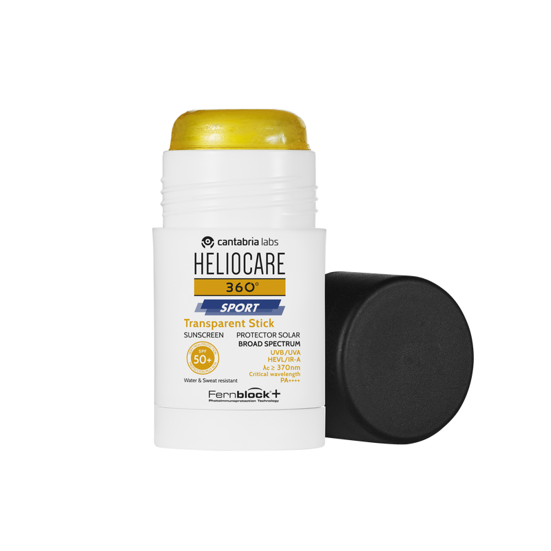 HELIOCARE 360° Sport transparent stick | Saules aizsargzīmulis sporta entuziastiem SPF50+, 25g