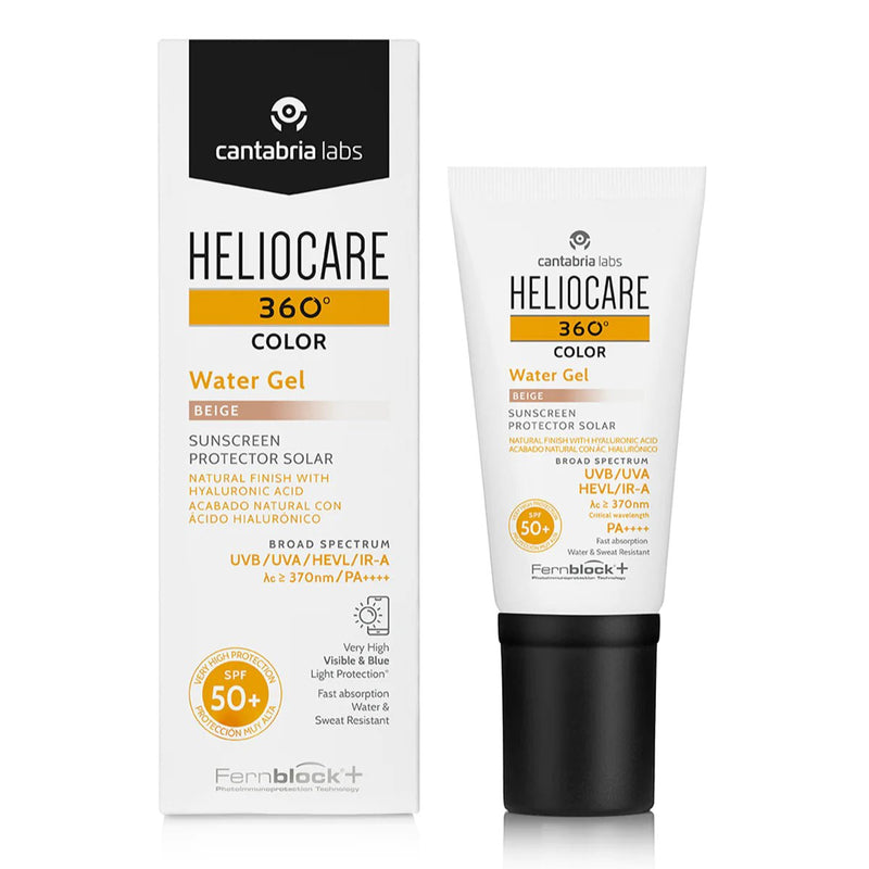 HELIOCARE 360° Water gel (beige) | Intensīvi mitrinošs saules aizsargkrēms ar toni, SPF50+, 50ml
