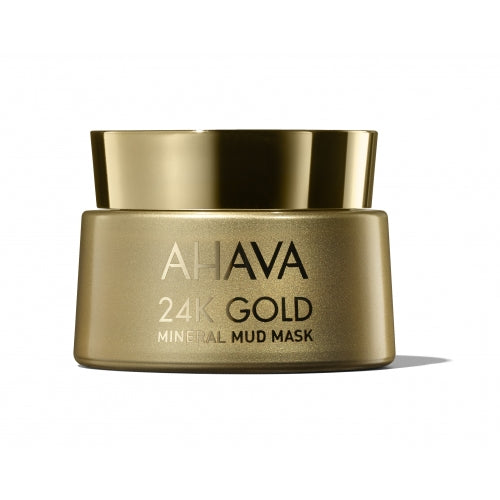 AHAVA MINERAL MUD 24K GOLD MASK | Maska ar 24K Zeltu, 50ml